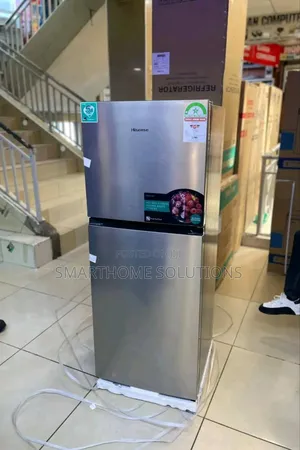 Hisense 203litres Double Door Refrigerator, Silver Finish