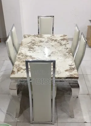 Stylish Marble Dining Set
