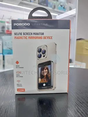 Porodo Selfie Screen Monitor With Magnetic Mirroring.