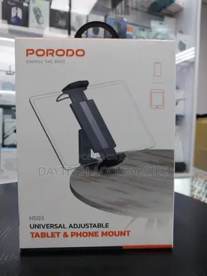 Porodo Hs03 Universal Adjustable Tablet Phone Mount.