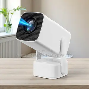 1080p Smart Mini Projector 18000 Lumens With Wifi Bluetooth