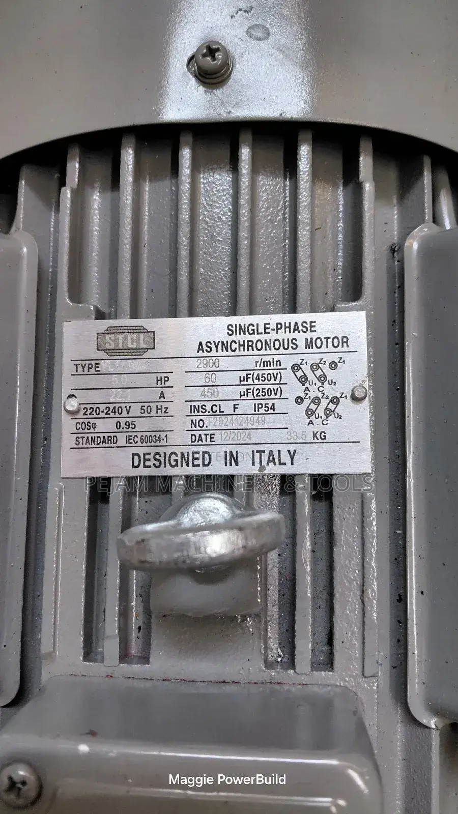 5hp STCL Single-Phase Asynchronous Motor 2900rpm