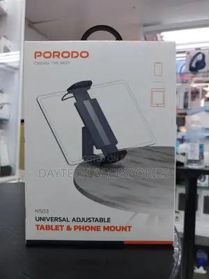 Porodo Hs03 Universal Adjustable Table Phone Mount Multi-Mounting.