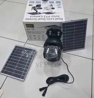 Solar Powered 4g Dual Lens Camera Dual Lens Panel Ubox Solar Camera