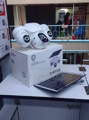 Triple Lens 4g Simcard CCTV Dome Camera Full Color
