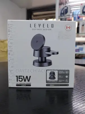 Levelo 15w 4 in 1 Wireless Charger Strong Magnet Built-in Night Lamp.