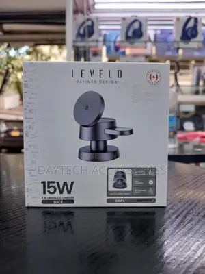 Luce 4-in-1 Wireless Charger With Bedside Lamp Design Strong Magnet.