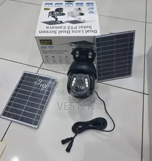 6mp 4g Solar Waterproof Camera Dual Lens CCTV PTZ Security Solar Camer