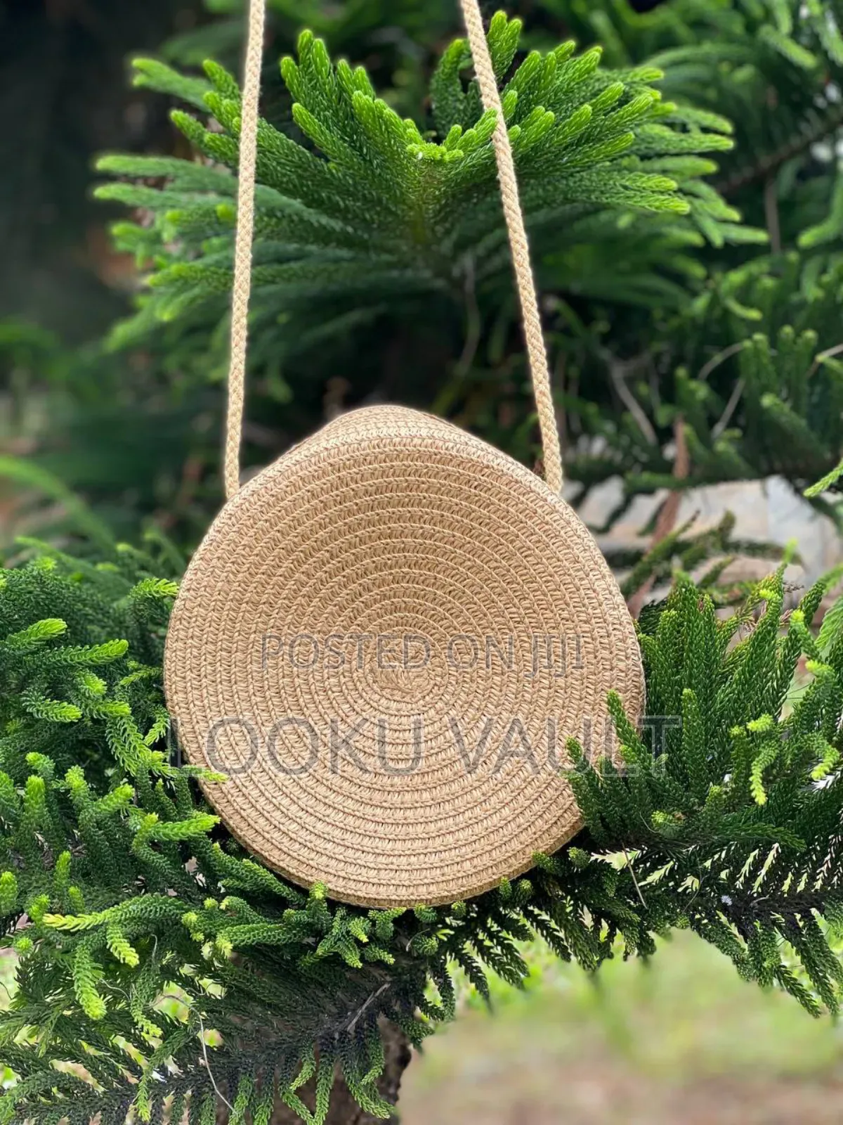 Strap/Sling/Boho/Beach Round Straw Bags