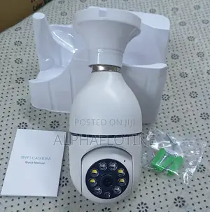 1080p Wifi Light Bulb Security Camera