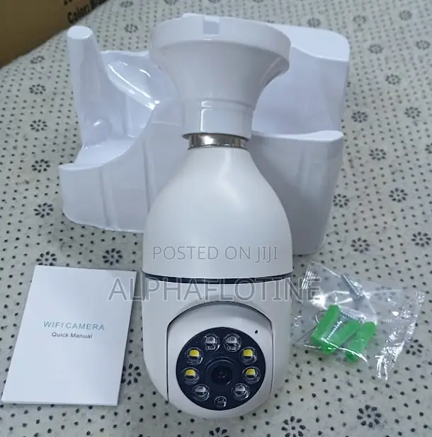 1080p Wifi Light Bulb Security Camera