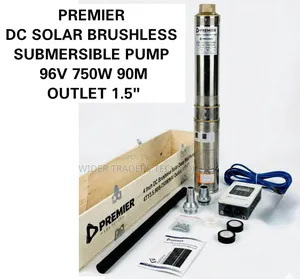 Premier Dc Solar Brushless Submersible Pump 90m