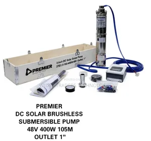 Premier Dc Solar Brushless Submersible Pump 105m