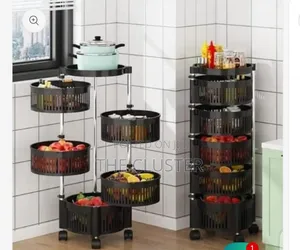 Rotating Plastic Fruit Rack