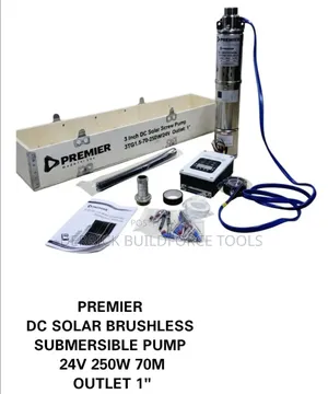 Premier Dc Solar Brushless Submersible Pump 24v 250w 70m