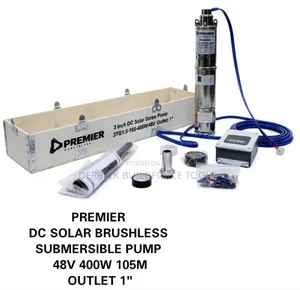 Premier Dc Solar Brushless Submersible Pump 48v 400w 105m