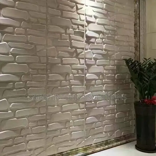 White 3d Foam Wall Panel