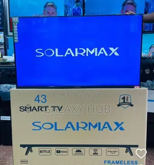 Solarmax 43 Inches Smart Android Digital Tv Bluetooth Qled Enabled