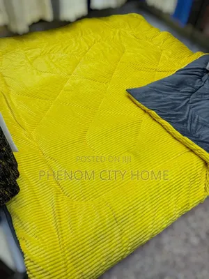 Bright Warm Velvet Duvet Set Available