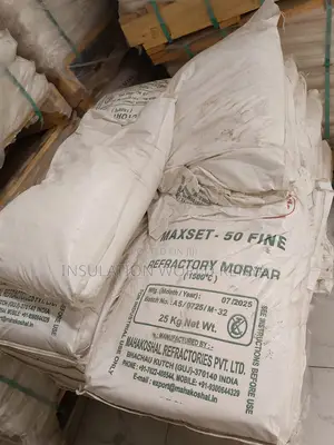 Maxset 50 Fine Refractory Mortar – High-Temp Fire Cement