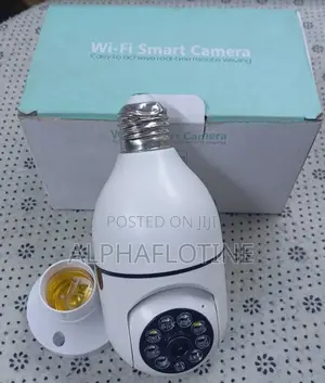 Smart E27 1080p PTZ Wifi Bulb CCTV Camera