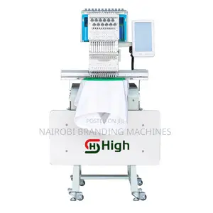 Low Noise Embroidery Printing Machine Embroidery Machine 1 Head
