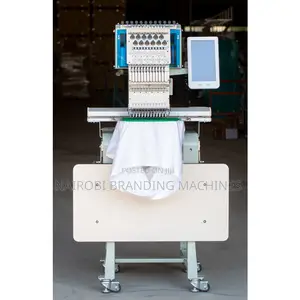 Single Head Cap Hat Embroidery Machine Computer for T Shirt Logo Label