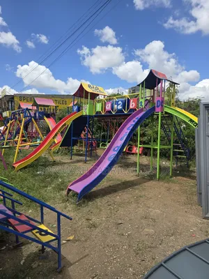 Kids Playground Set – Slides Swings (Strong Colorful)