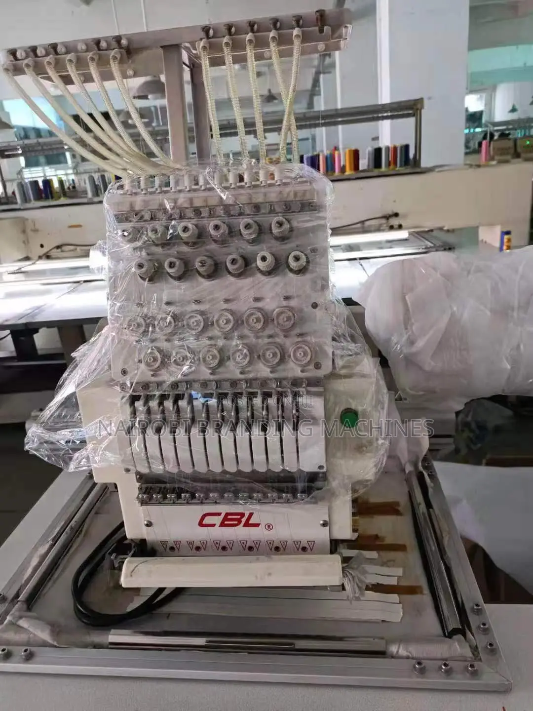 Single Head Digital Embroidery Machine With 12 Needle Automatic