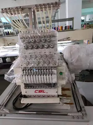 Single Head Digital Embroidery Machine With 12 Needle Automatic