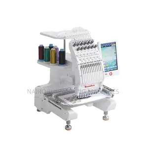 Single Head Garment Pillow Towel Bag T-Shirt Cap Embroidery Machine