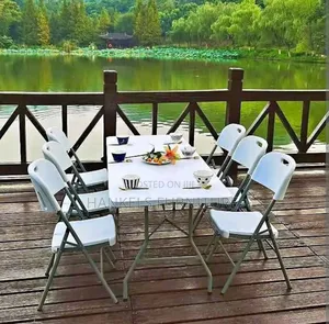 Foldable Dining/Study Table – Premium Plastic