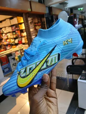Air Zoom "Ky Air Swoosh" Edition Baltic Blue Football Boots