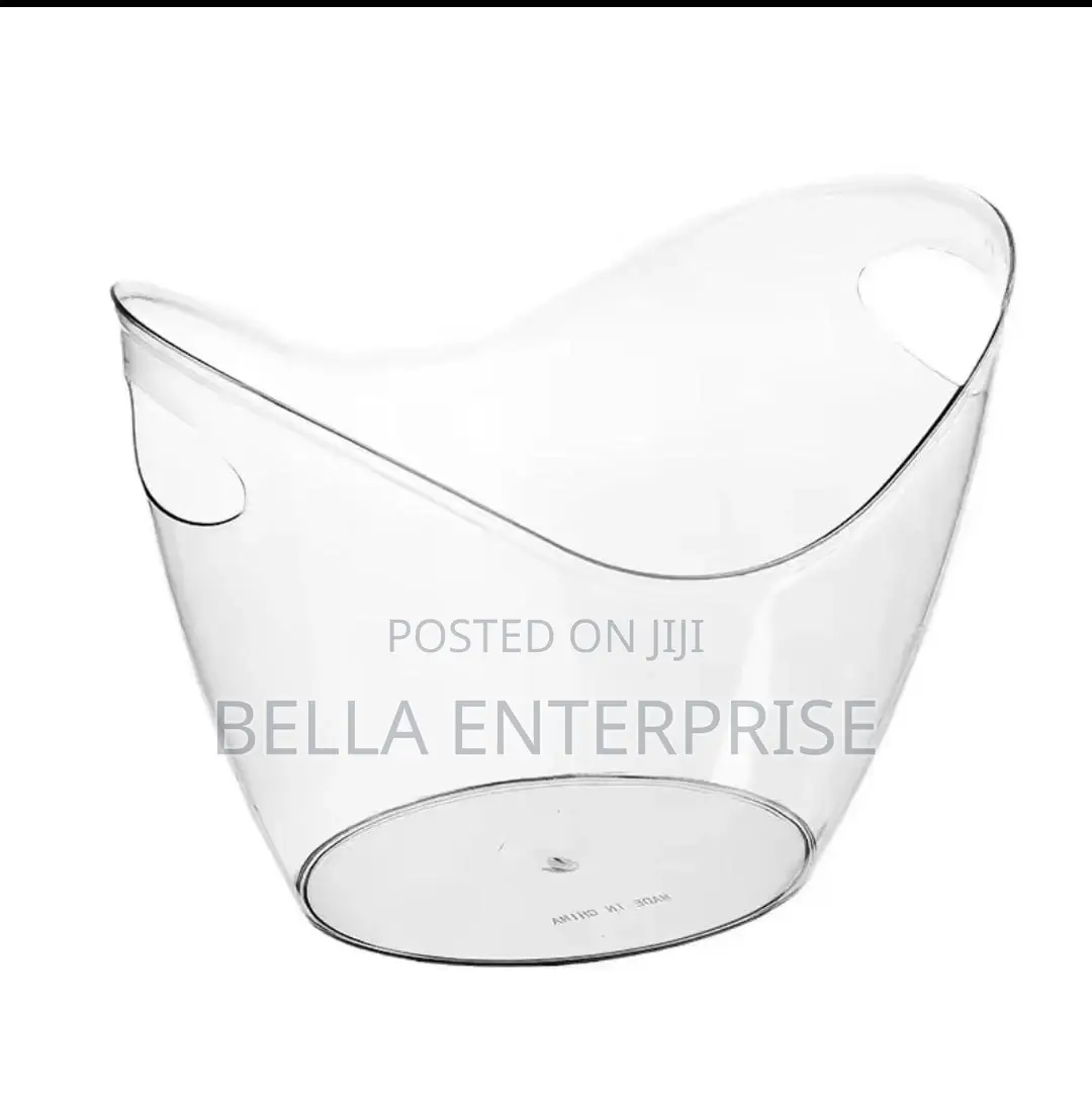 Portable Acrylic Ice Bucketmaterial; Acrylic