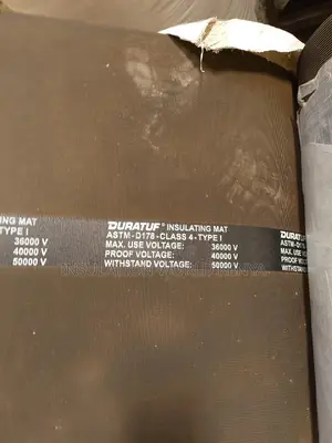Class 4 Electric Insulation Mat – 50kv High Voltage Safety