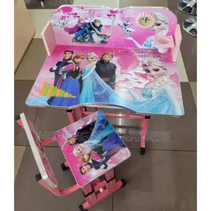 Kids Study Chair With Table