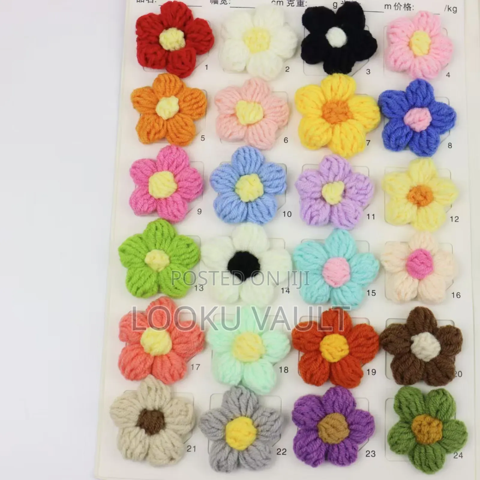 Decorative/Detachable Flower Pins for Bags