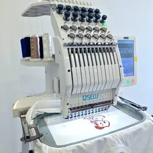 China Supplier Single Heads 9/12/15 Needles 3d Embroidery Machine