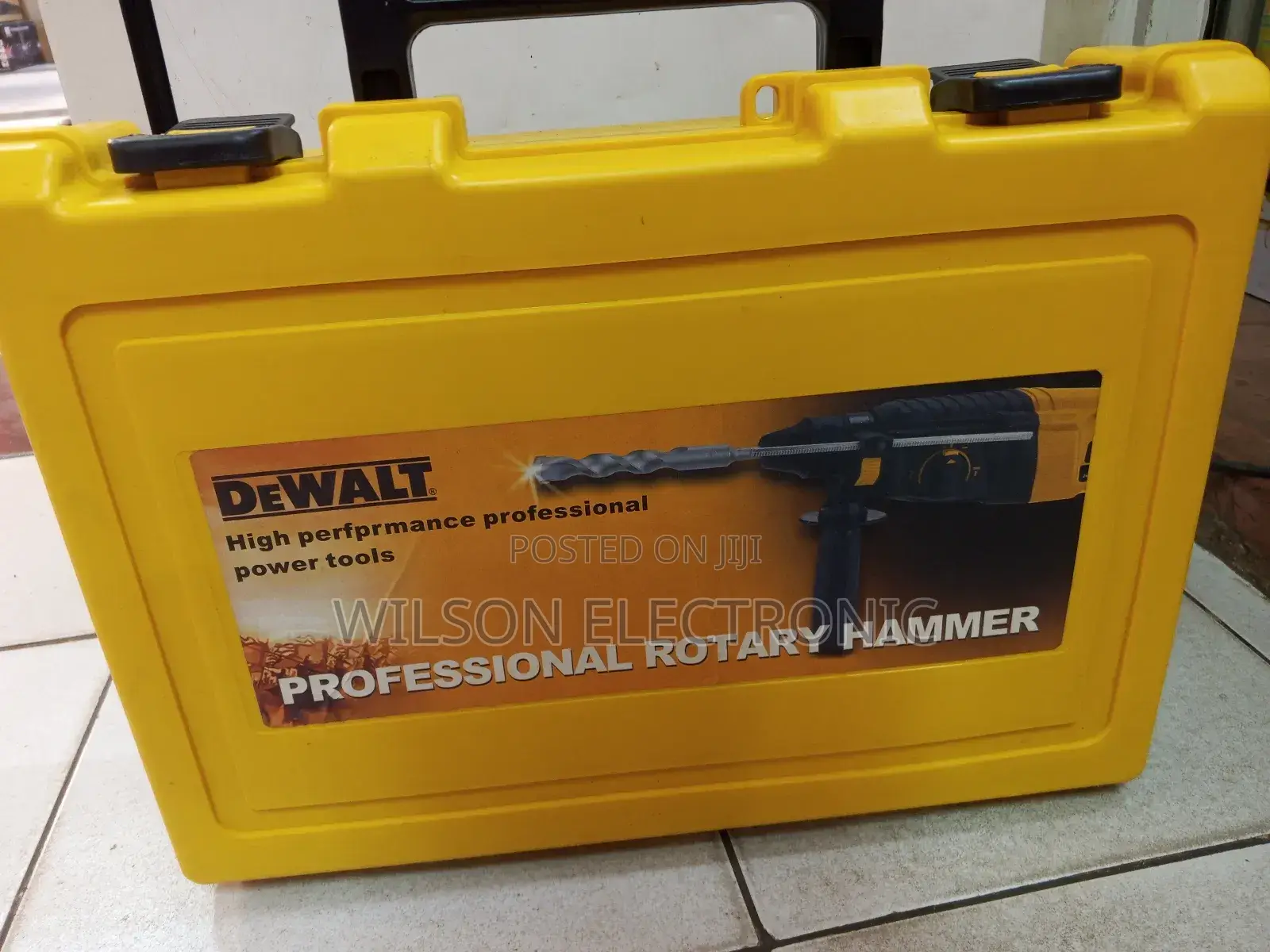 Corded Dewalt Rotary Hammer Drill.
