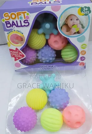 6 Pieces Colorful Soft Ball