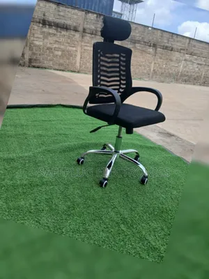 Secretarial Mesh Chair W/ Headrest - Brand New, 1