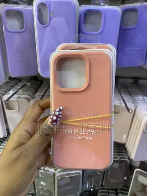 Sawear Apple iPhone 15 Pro Liquid Silicone Case With Microfiber Lining