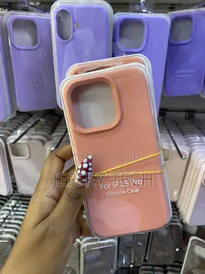 Sawear Apple iPhone 15 Pro Liquid Silicone Case With Microfiber Lining