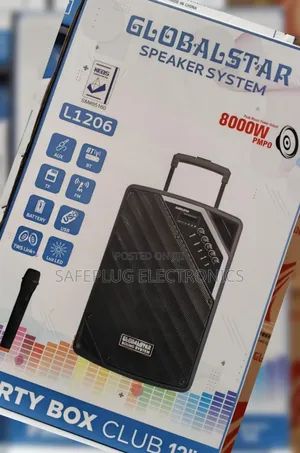 Globalstar Portable Club 12 Inches Trolley Portable Speaker