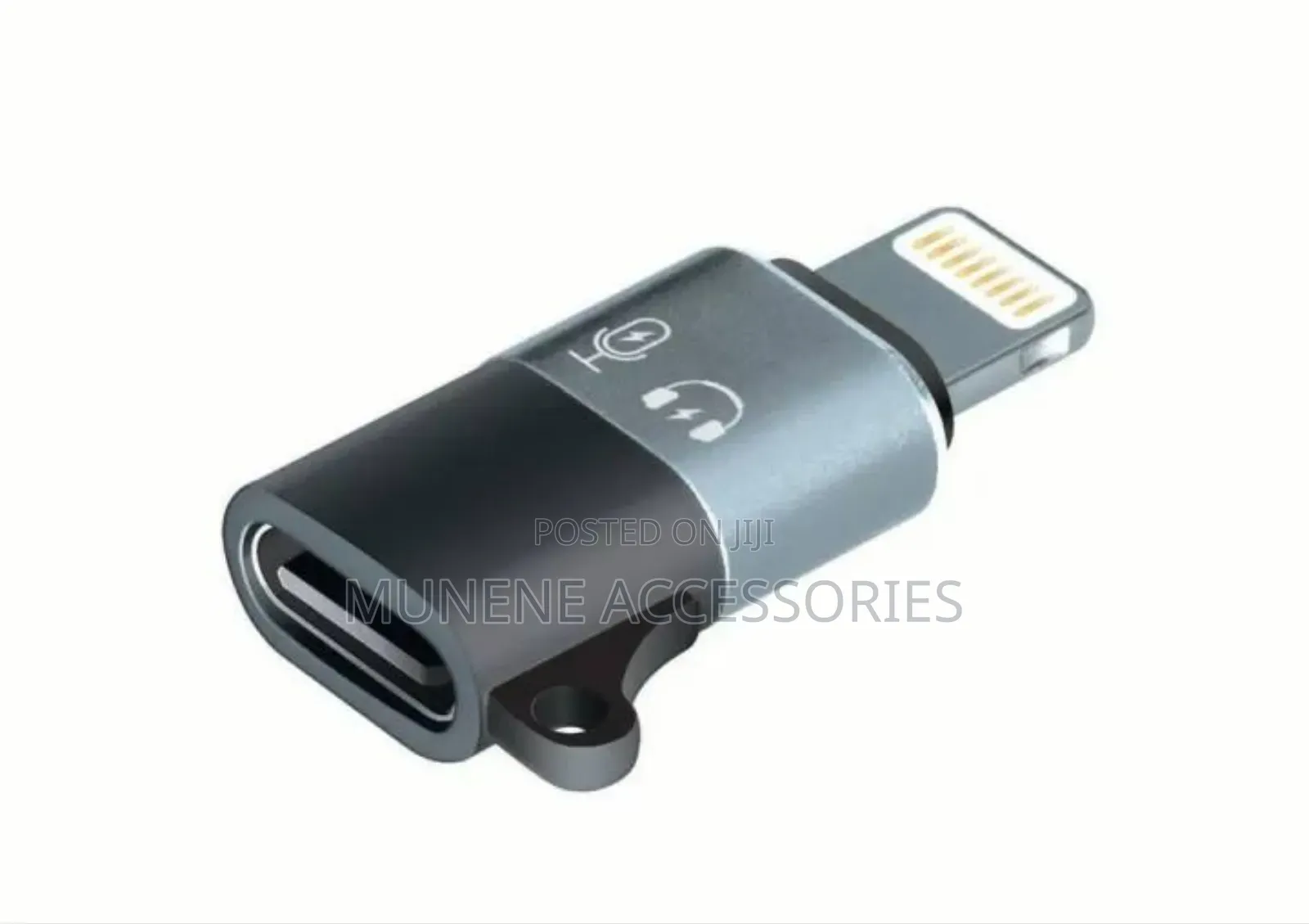 Wireless Microphone Connector Type C To Lightning Lavalier Adapter