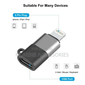 Wireless Microphone Connector Type C To Lightning Lavalier Adapter