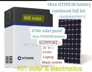 Vestwood 1kwh (500 Watts Output) Power Kit - 470 Watts Solar Panel