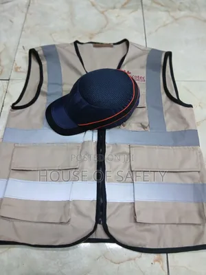 Beige Mission Jacket Comes With a Bump Cap in Navy Blue at Cheapprice