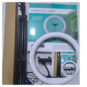 14 Inch Ring Light With 3 Phone Holders and 2.1m Tripod Stand