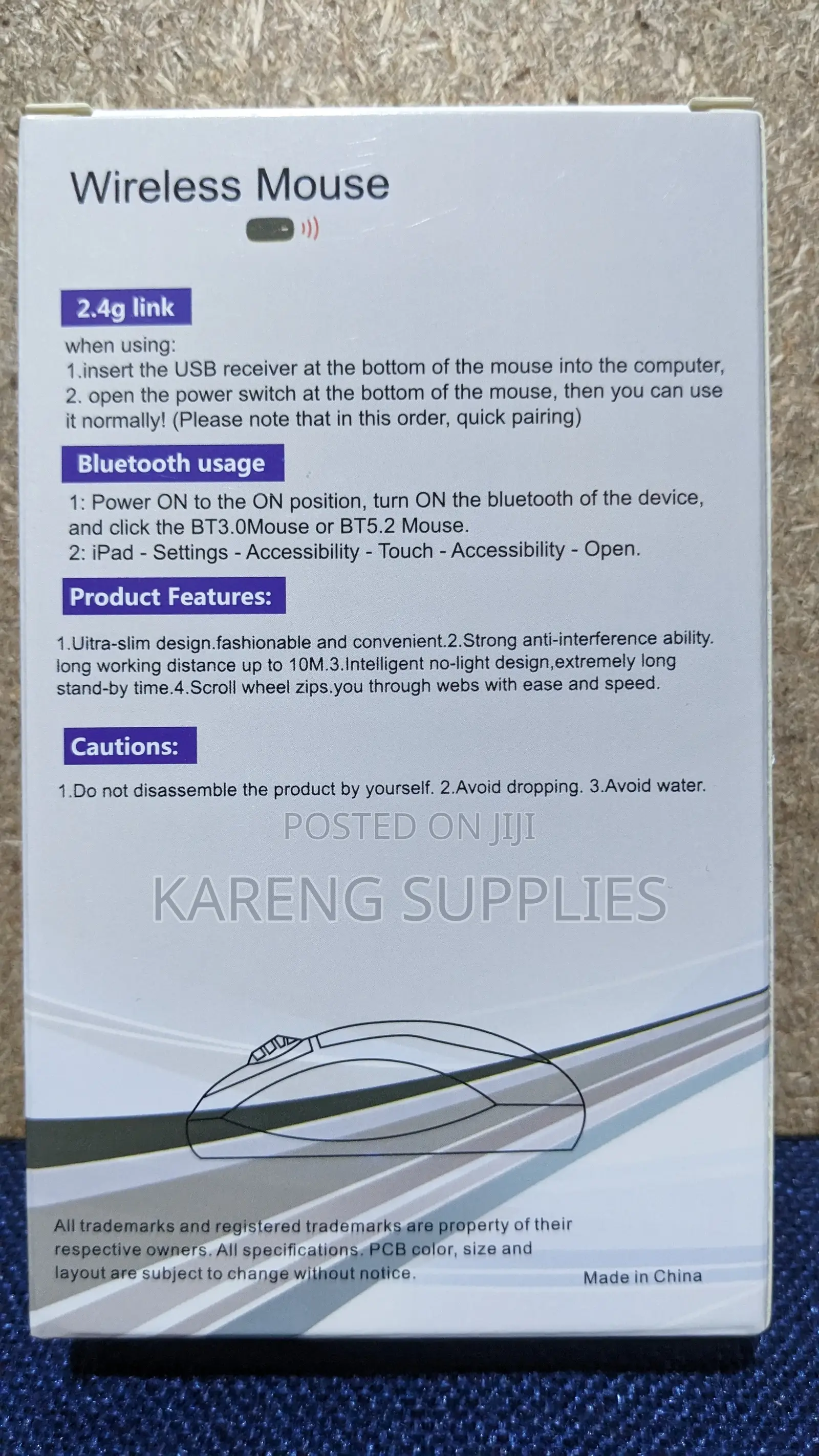 Wireless Type C Rechargeable Mouse